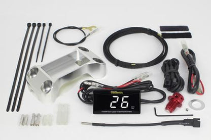Compact LED Thermometer Kit Silver CT125 GROM MSX125 Monkey 125 DAX125