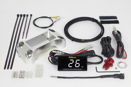 Compact LED Thermometer Kit Silver CT125 GROM MSX125 Monkey 125 DAX125