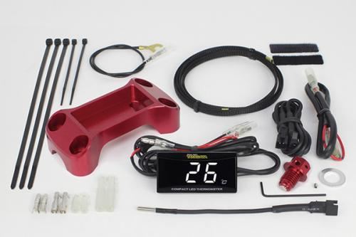 Compact LED Thermometer Kit Red CT125 GROM MSX125 Monkey 125 DAX125