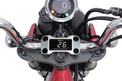 Compact LED Thermometer Kit 2 Silver CT125 GROM MSX125 Monkey 125 Dax 125