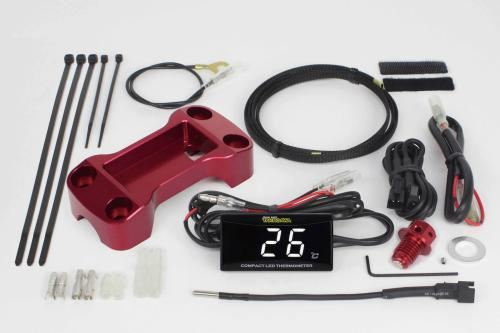 Compact LED Thermometer Kit 2 Red CT125 GROM MSX125 Monkey 125 DAX125