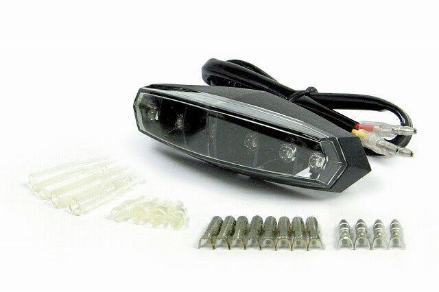 LED Mini Tail Light, Black - Tail Only/12V Universal