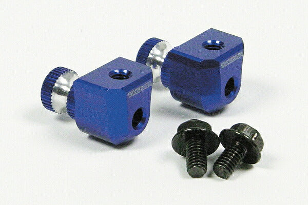 Winker Stay (Machined Aluminum / Blue / 2 pcs.) Monkey / Gorilla / APE (Vehicles with Takegawa Winkers)