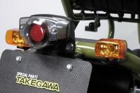 ブレイズウインカー ホンダスクエアタイプ2個セット オレンジレンズ NSR･XR50M･ズーマー etc.10W,15W付属