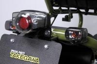 ブレイズウインカー ホンダスクエアタイプ2個セット スモークレンズ NSR･XR50M･ズーマー etc.10W,15W付属