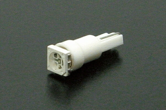T5 ウエッジ 12V ブルー LEDバルブ メーター用 1個入り