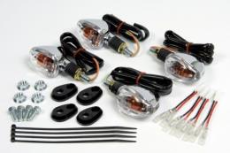 Streamline Turn Signal Set (4 pcs/Chrome) Ninja 250R/D-Tracker 125/KLX125