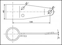 ヘッドライトステー (φ30/φ31フロントフォーク用) モンキー,ゴリラ,エイプ