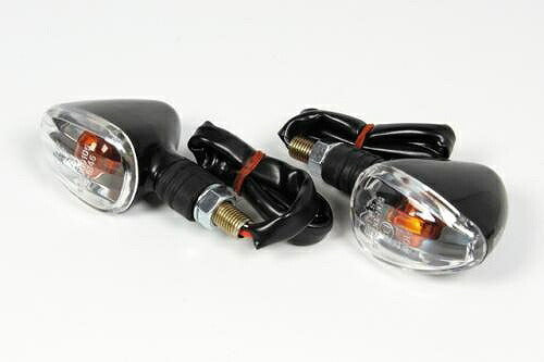 ストリームラインウインカー タイプ2セット (シングル球/ブラック) 汎用