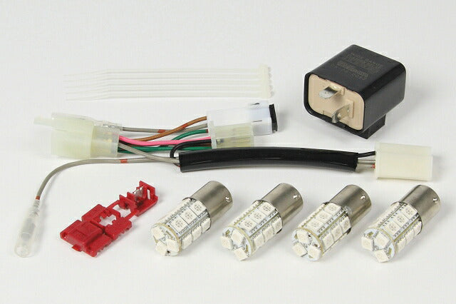 Hyper LED Winker Bulb Kit Cygnus-X (1YP) with Wide Range Flasher Relay