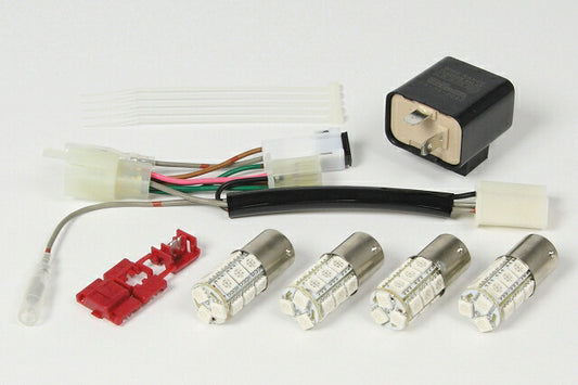 ハイパーLEDウインカーバルブキット シグナスーX (1YP) ワイドレンジフラッシャーリレー付