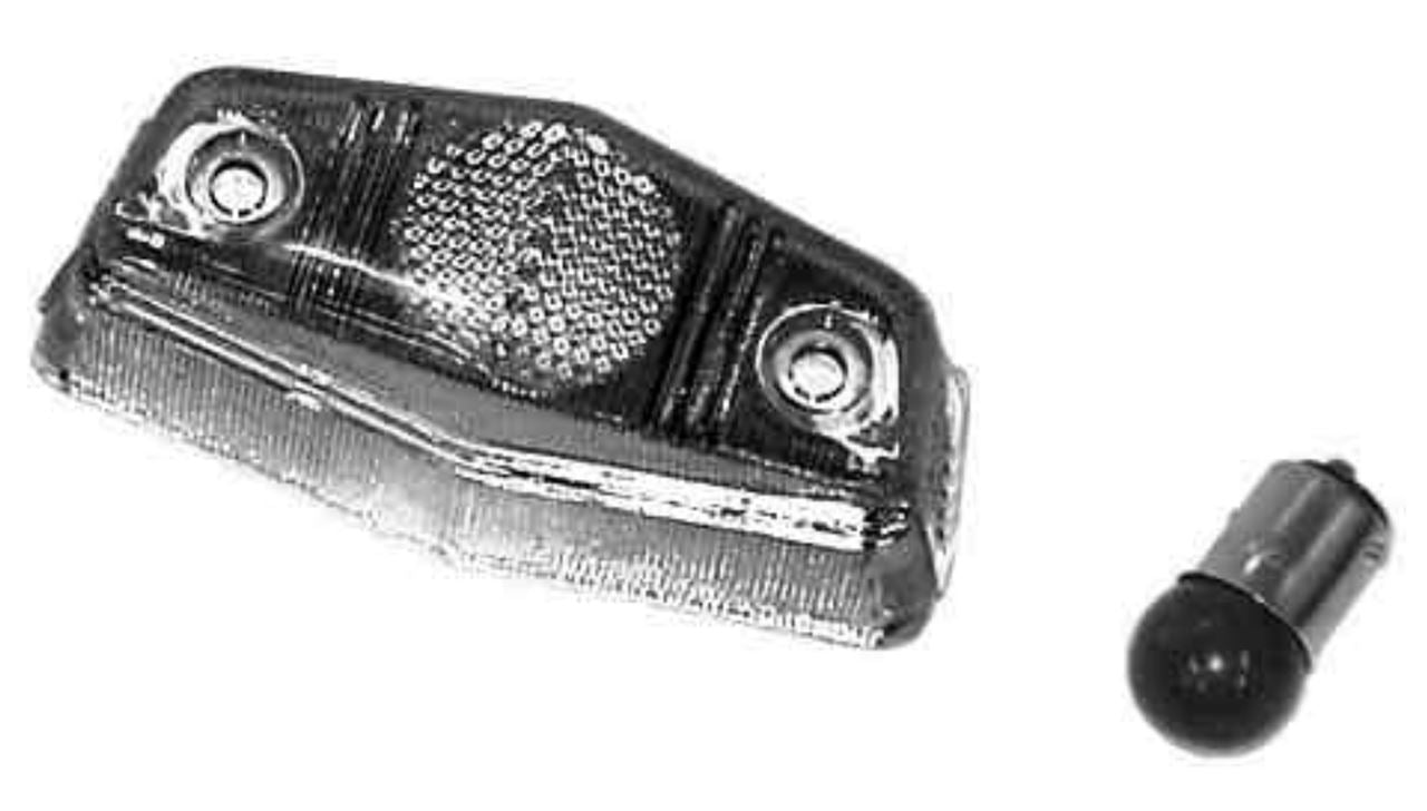 Lucas Type Taillight (for 05-08-0347) Clear Lens (12V18W/5W bulb included)