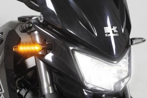 Streamline LED Turn Signal Set Universal M8 ・ Matte Black Body Clear Lens