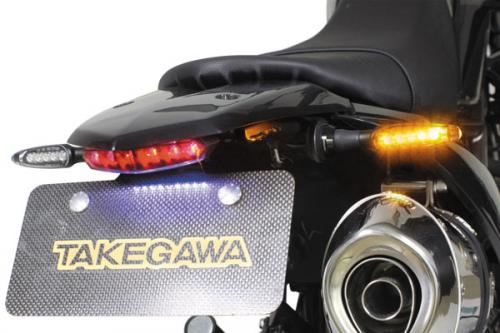 Streamline LED Turn Signal Set Universal M8 ・ Matte Black Body Clear Lens