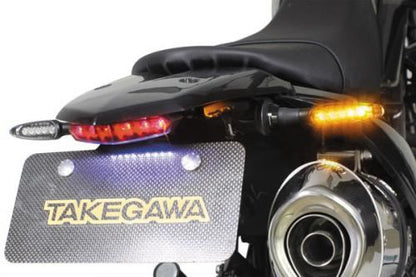 Streamline LED Turn Signal Set Universal M8 ・ Matte Black Body Clear Lens