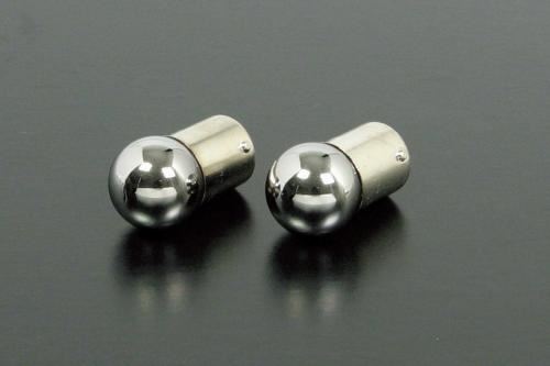 G18 BAU15S 12V10W メッキオレンジバルブ ウインカー用2個入り ※角度ピン