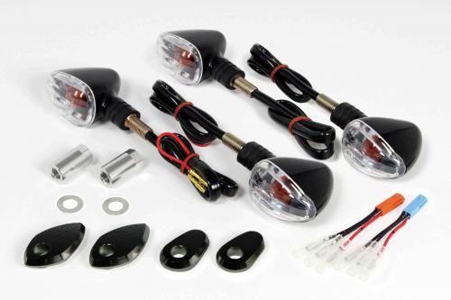 Streamline Blinker Set, Black Body, Set of 4, GROM