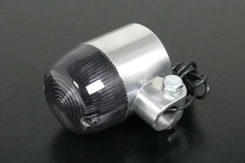 丸型Mアルミウインカーキット スモーク 2個セット 汎用