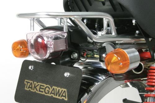 丸型Mアルミウインカーキット オレンジ 4個セット モンキー ゴリラ エイプ50/100