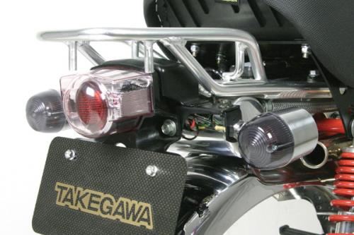 丸型Mアルミウインカーキット スモーク 4個セット モンキー ゴリラ エイプ50/100