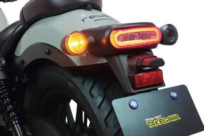 LED Turn Signal Units, Smoked Lens, Set of 4, CL250/500, Rebel 250/500