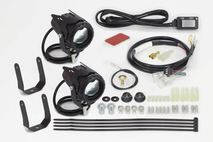 LEDフォグランプキット レッグバンパー用 カットライン/10W 2個入 クロスカブ50/110