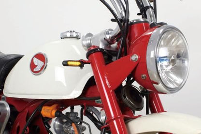 オーバルミニLEDウインカー スモーク 2個セット 汎用(DC12V)