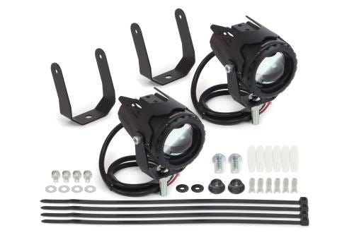 LEDフォグランプキット カットライン/10W ホワイト/イエロー切替 2個入 汎用(DC12V専用)