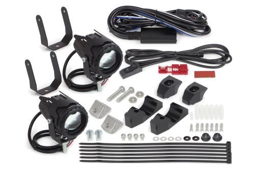 LED Fog Lamp Kit for Underframe, Cutoff Line/10W, White/Yellow Switchable, 2 pcs for Cross Cub 50/110