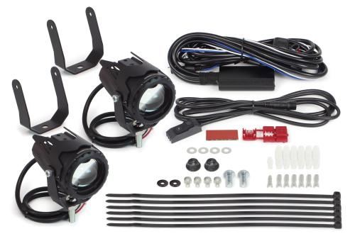 LEDフォグランプキット レッグバンパー用 カットライン/10W ホワイト/イエロー切替 2個入 クロスカブ50/110