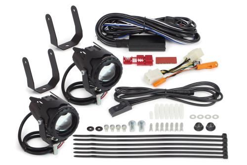 LEDフォグランプキット レッグバンパー用 カットライン/10W ホワイト/イエロー切替 2個入 CT125 ハンターカブ