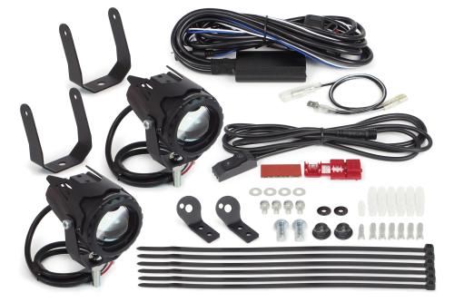 LEDフォグランプキット フロアステップサイドバー用 カットライン/15W ホワイト/イエロー切替 2個入 PCX/PCX160