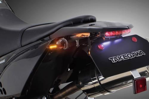 Streamline Mini LED Turn Signals, Smoke, Quantity: 4 pieces