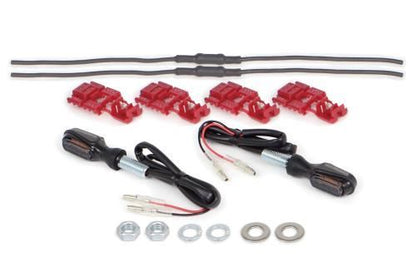 Streamline Mini LED Turn Signals, Smoked, Quantity: 2 pieces