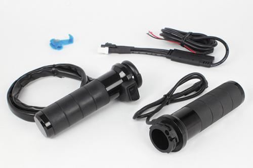 ヒートグリップ TYPE-2 ブラック 130mm ハーレー/ケーブルスロットル用
