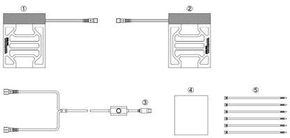 ヒートグリップ Type-ROLL2 (巻き付けタイプ) TYPE-C Φ22.2
