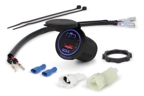 USB charger (cigarette lighter socket type) (2-port Type-A/C)