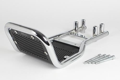 エンジンガードキット（クロームメッキ/ブラックアルマイト） カブ50/110(AA06･07･09/JA07･42･44･45)