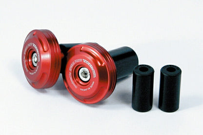 Bar Ends Red Machined Aluminum (for φ18・φ13)