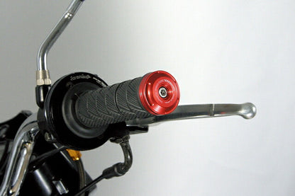 Bar Ends Red Machined Aluminum (for φ18・φ13)