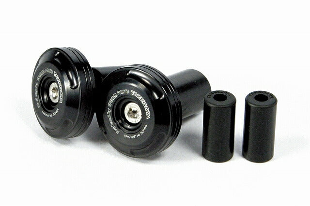 Bar Ends, Black, CNC Machined Aluminum (for φ18・φ13)