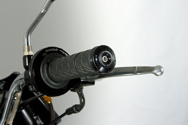 Bar Ends, Black, CNC Machined Aluminum (for φ18・φ13)