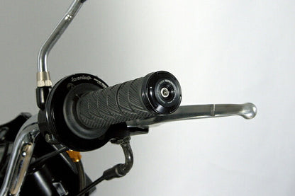 Bar Ends, Black, CNC Machined Aluminum (for φ18・φ13)