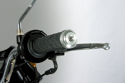 Bar End Silver Machined Aluminum (for φ18・φ13)