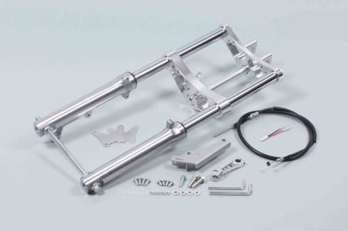 φ30ワイドステムフロントフォークキット(タイプ1/ドラムブレーキ) Monkey(FI車含む)/(オフセット60mm/ピッチ198mm)