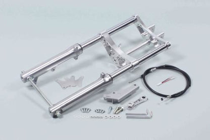 φ30ワイドステムフロントフォークキット(タイプ1/ドラムブレーキ) Monkey(FI車含む)/(オフセット60mm/ピッチ198mm)
