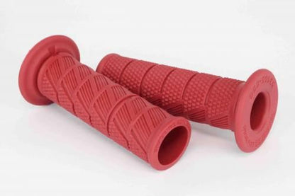 ハンドルグリップラバー SPタケガワ製ハイスロットルキット用 貫通タイプ クラシックレッド 汎用