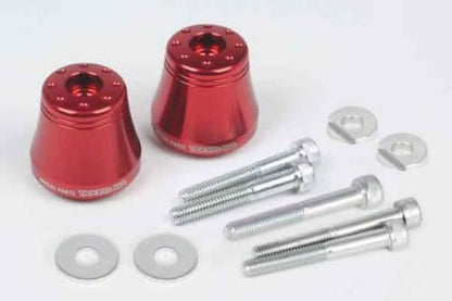 Accessory Bar Ends Red for PCX, GROM, Dax 125, Monkey 125, Cross Cub