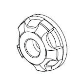 Bar End Covers, 2-Piece, for Handlebar Ends, Gold, 2 Pieces, Honda, Replacement Parts