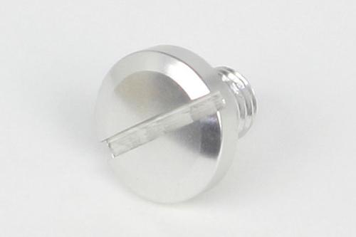 Mirror Hole Cap, Regular Thread, 8xP1.25, Silver, 1 pc, Universal